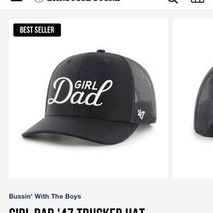 '47 Black GIRL DAD Trucker Hat